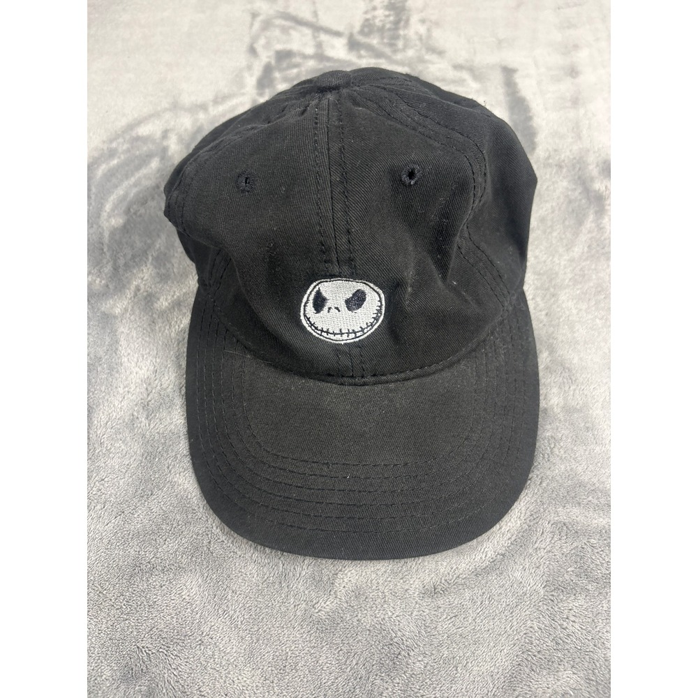 Disney Unisex Jack Skellington Nightmare Before Christmas Hat OS Black Cotton